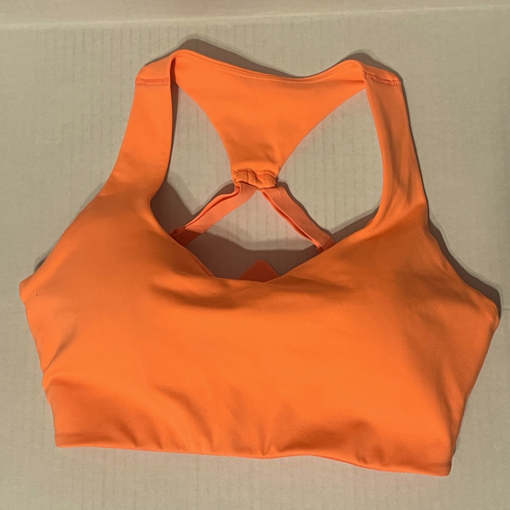 New Balance Power X Bra - Size M (D-DD) - Citrus Punch - EUC